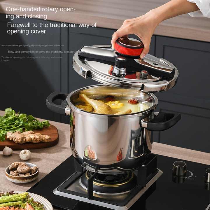 Knob Type Stainless Steel  Pressure Cooker 9&11 Litre with Advance Safety