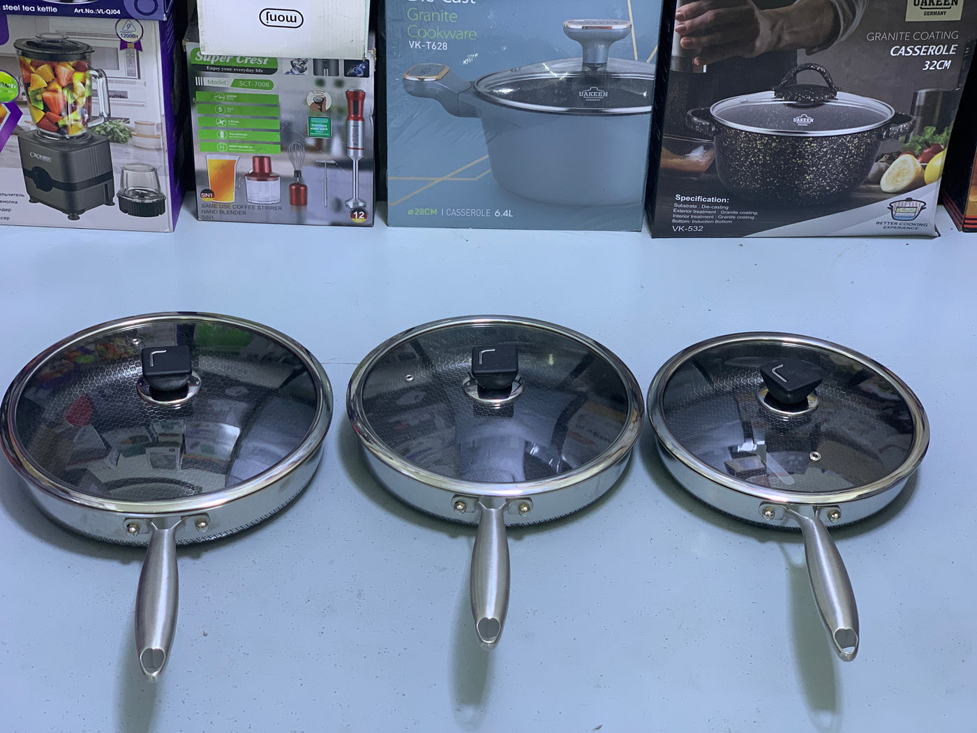 Laser Coating Sauce Pans 18cm and 20cm